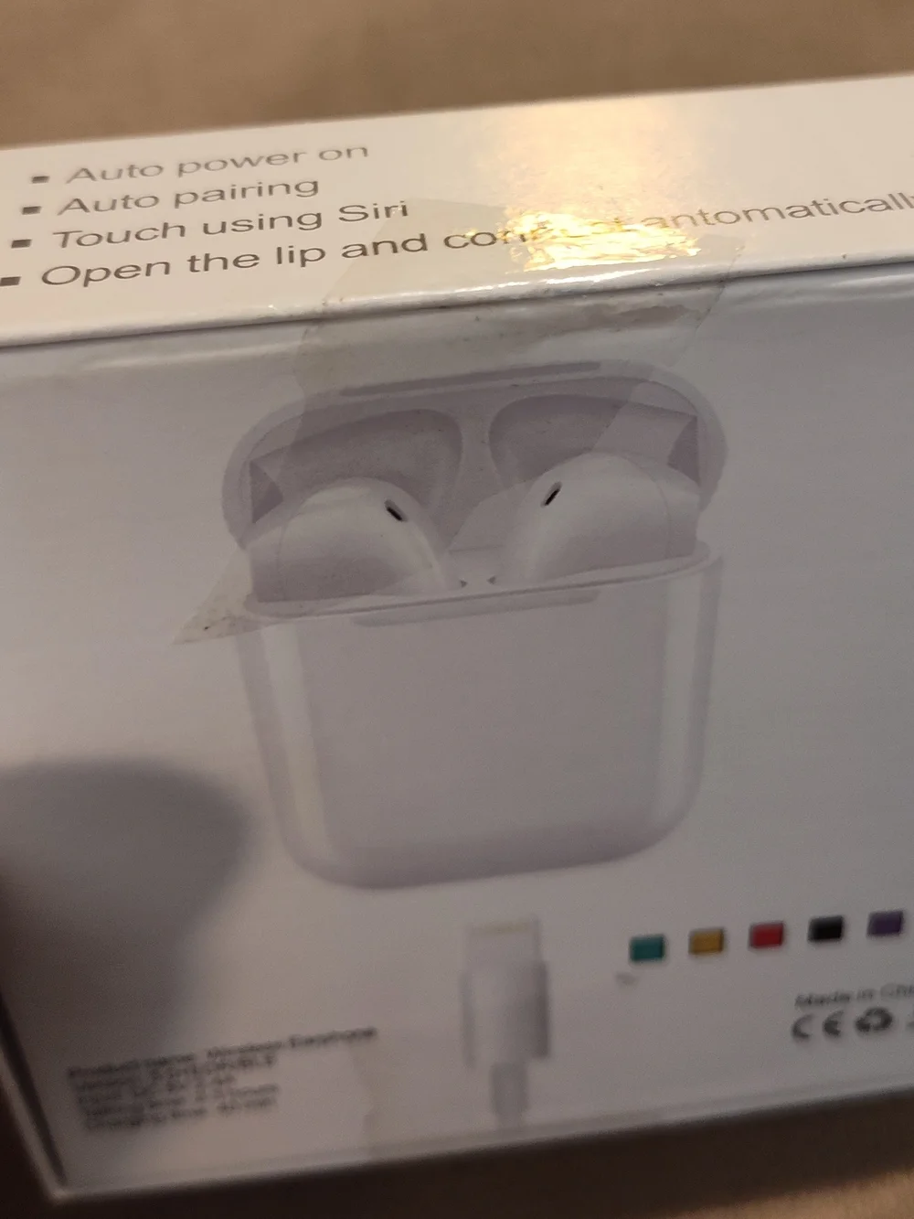 NWT! i12 True Wireless Earbuds - White